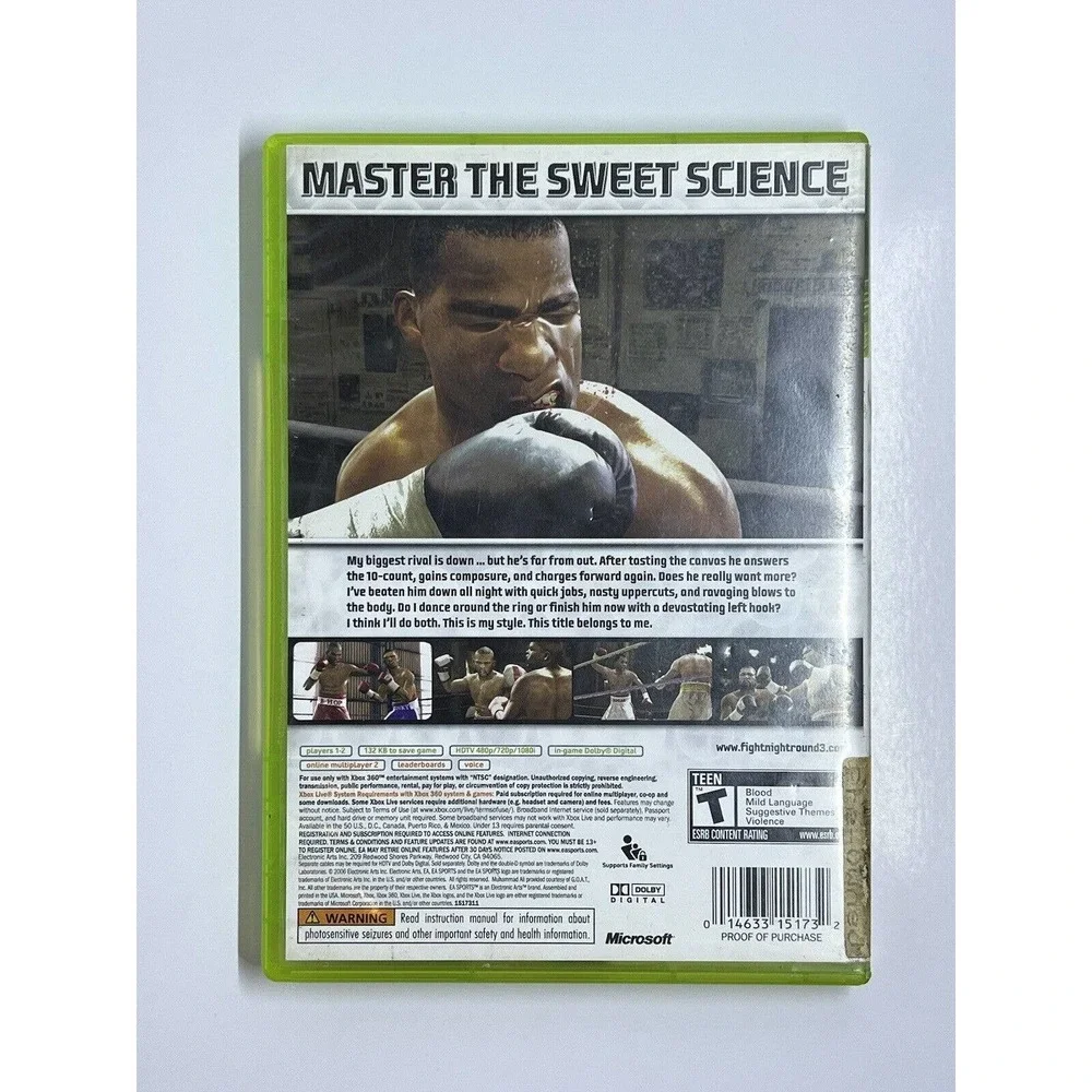 Fight Night Round 3 CIB Complete Microsoft Xbox 360 2006